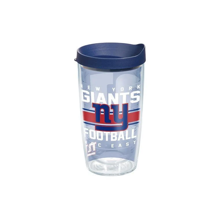 New York Giants Gridiron 16 oz. Tervis Tumbler with Lid - (Set of 2)