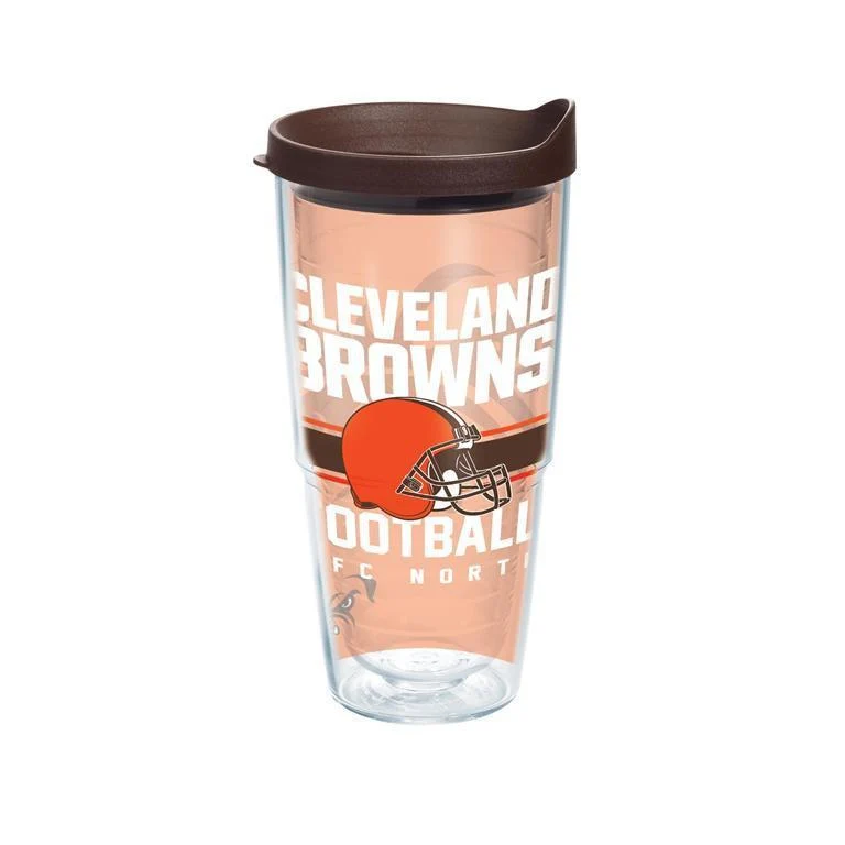 Cleveland Browns Gridiron 24 oz. Tervis Tumbler with Lid - (Set of 2)