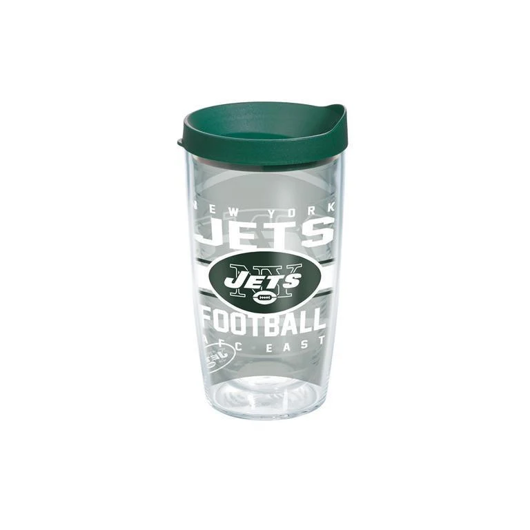 New York Jets Gridiron 16 oz. Tervis Tumbler with Lid - (Set of 2)