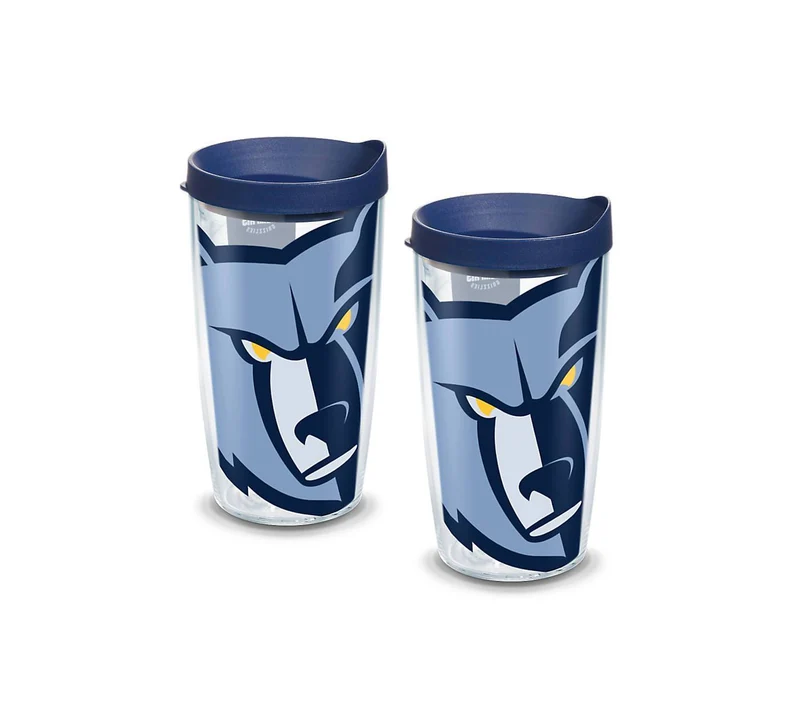 Memphis Grizzlies Colossal 16 oz. Tervis Tumbler with Lid - (Set of 2)
